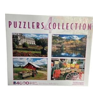 4000-Piece Puzzlers Collection of 4-1000 Piece Puzzles